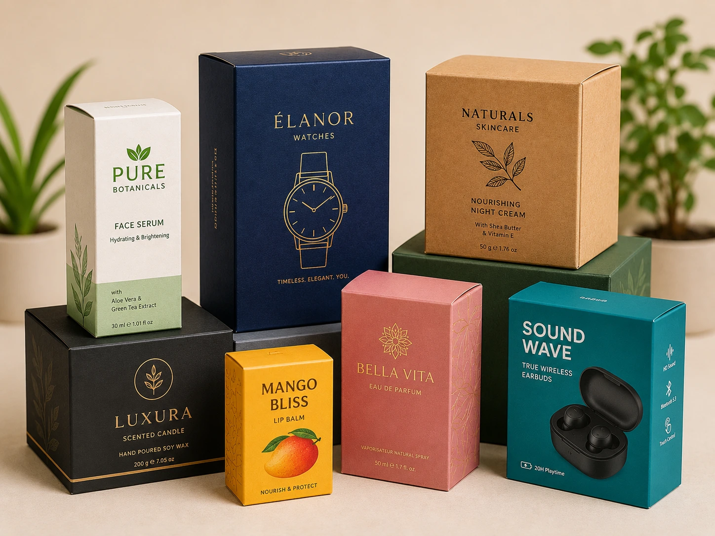 product boxes