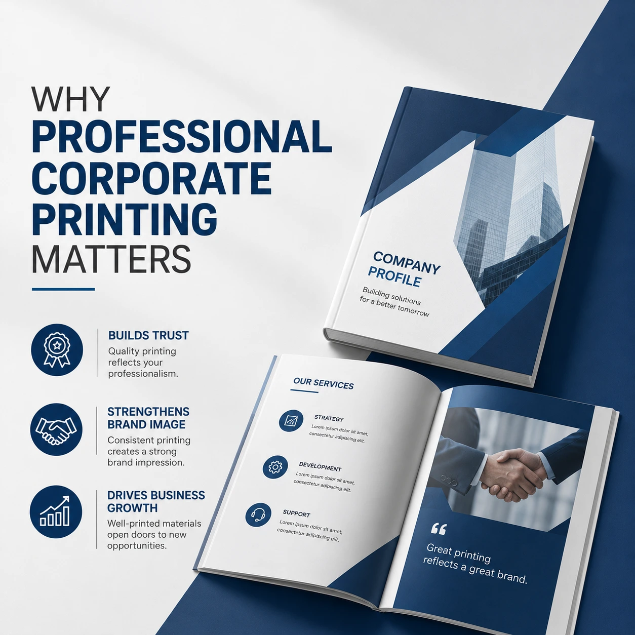 why professional corporate printing matters